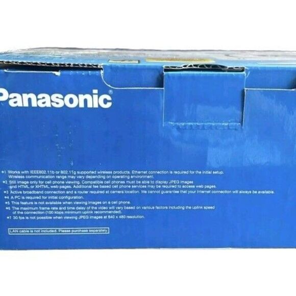 *BRAND NEW* Panasonic Remote Video Monitoring BL-C121A Wireless Network Camera - Picture 2 of 7